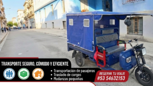 Triciclos Eléctricos para transporte de pasajeros, traslado de cargas y Mudanzas pequeñas